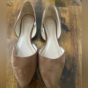 A New Day Pointed-Toe D’Orsay Flats – Women’s Size 11